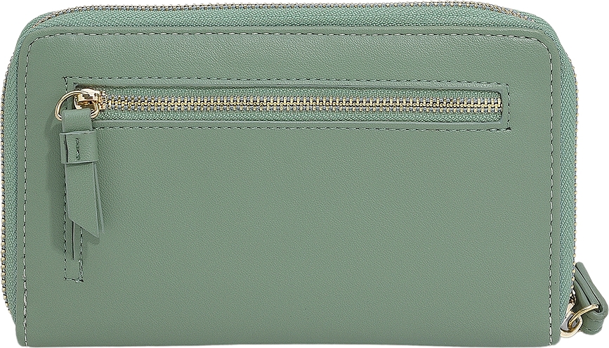 Cartera Stackers Wave, crema y melocotón, con tarjetero y espejo