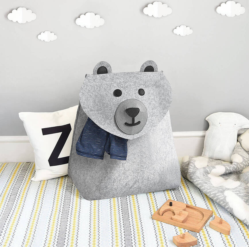 Cesto de ropa sucia Stackers, infantil, diseño elefante