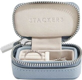 Cestovná krabička na šperky Travel Mini Stackers dusky blue