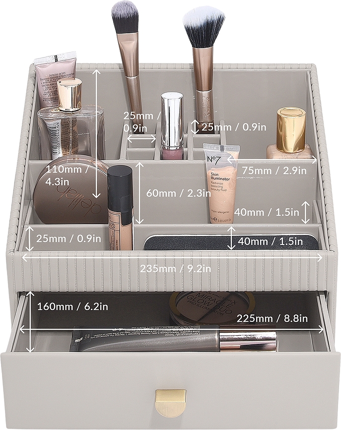 Classic Stackers Organizator za kozmetiku smaragdni