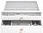 Cofanetto per gioielli Stackers Pebble supersize bianco con 2 cassetti