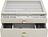 Cofanetto per gioielli Stackers supersize beige chiaro con 2 cassetti