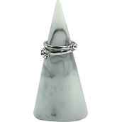 Cone Jewelry rack small light marble