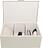 Cutie pentru depozitare Stackers cu 3 compartimente,cu 3 compartimente bej deschis