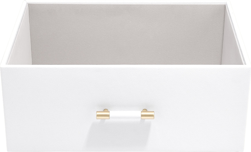 Cutie pentru depozitare Stackers Handled Pebble supersize albă