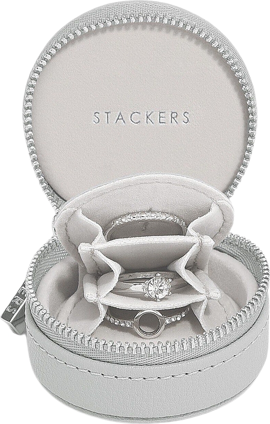 Дорожня скринька для прикрас Stackers Oyster mini, кам'яно-сіра