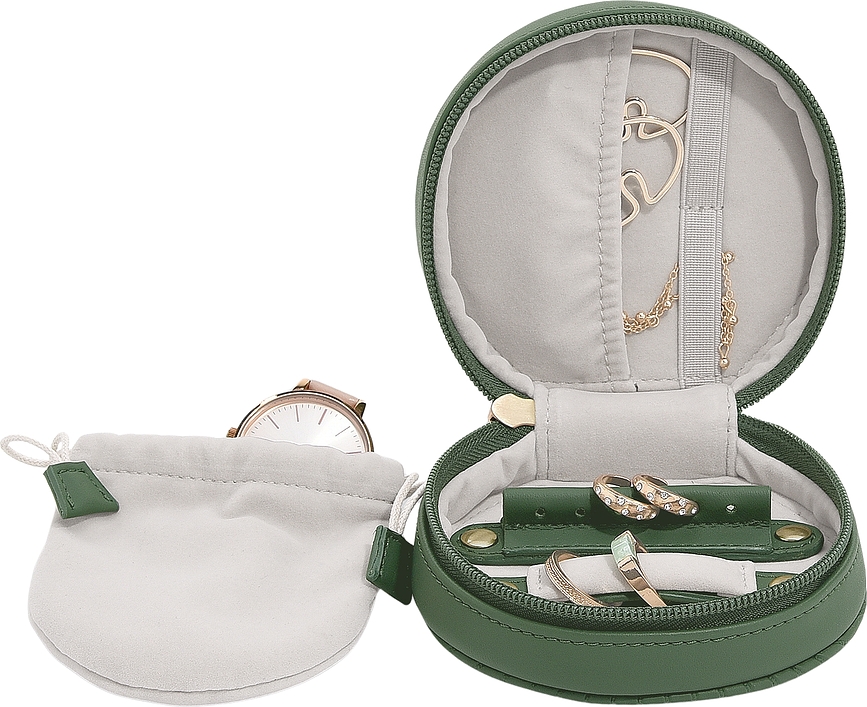 Estuche de Viaje para Joyas Stackers, redondo