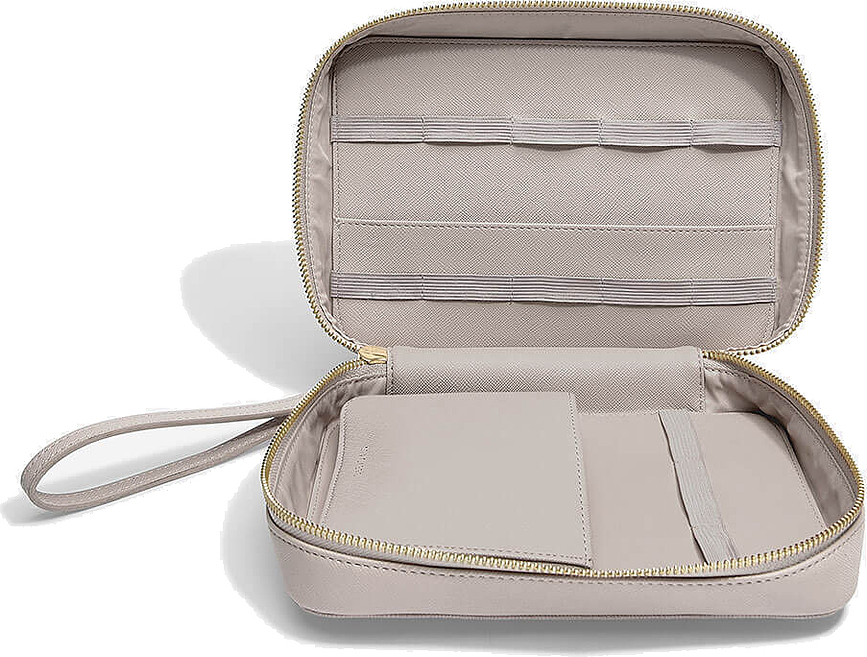 Estuche organizador para cargadores y auriculares Stackers, color topo