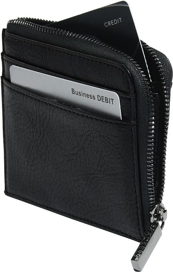 Estuche para Documentos con cremallera Stackers, negro