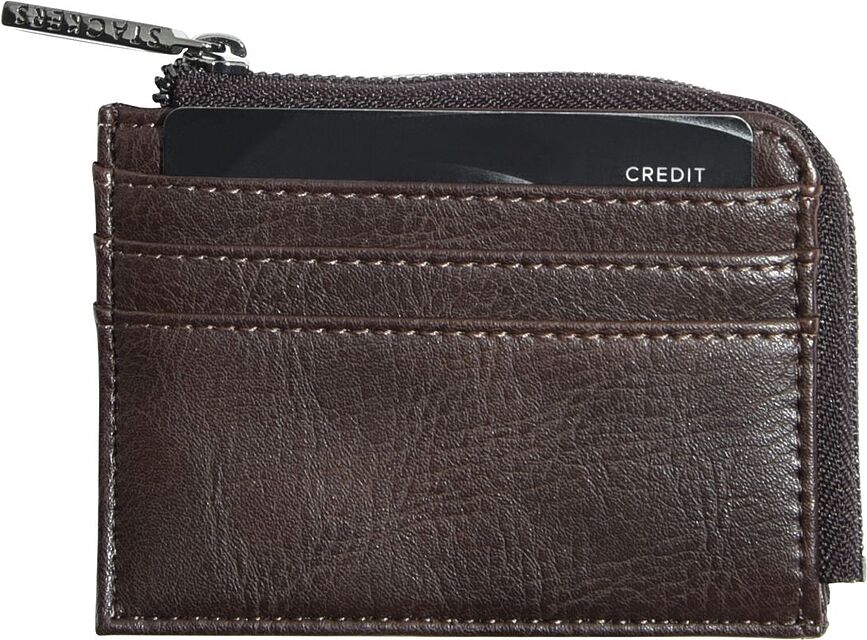 Estuche de documentos con cremallera Stackers, marrón