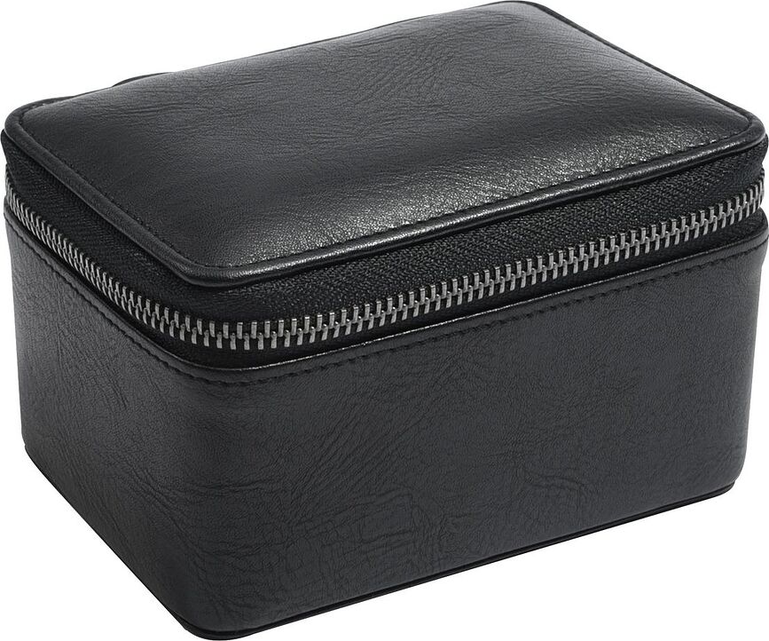 Estuche de viaje para relojes Stackers, de doble compartimento, marrón