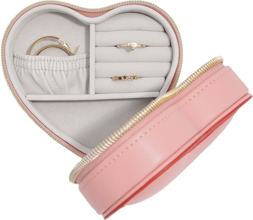 Joyero de Viaje Stackers Heart, rosa