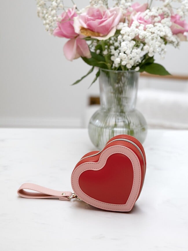 Joyero de Viaje Stackers Heart, rosa