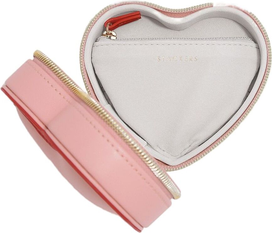 Joyero de Viaje Stackers Heart, rosa