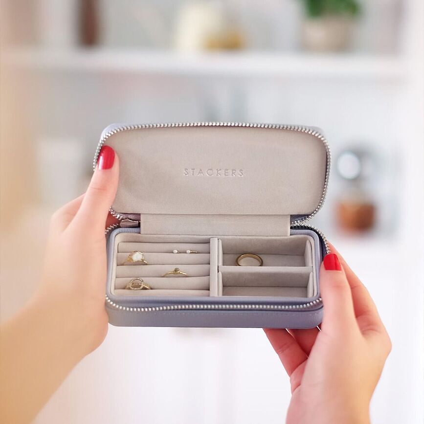 Joyero de viaje Stackers Travel Classic, lavanda