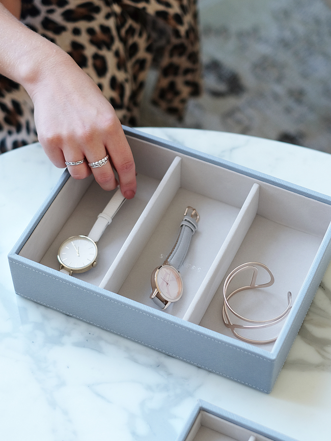 Joyero doble Stackers Classic, topo