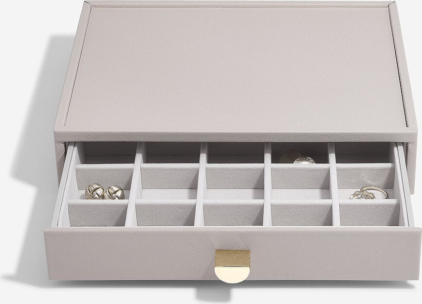 Joyero Stackers Classic, topo, con 4 cajones