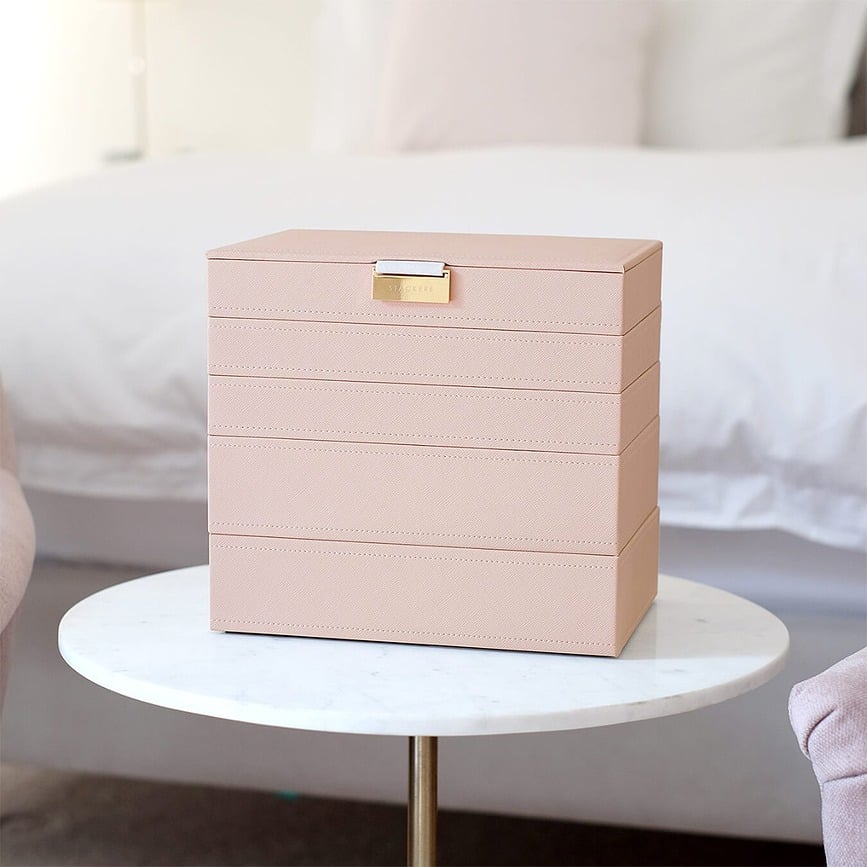 Joyero modular Stackers Classic, color topo, Set de 5 piezas