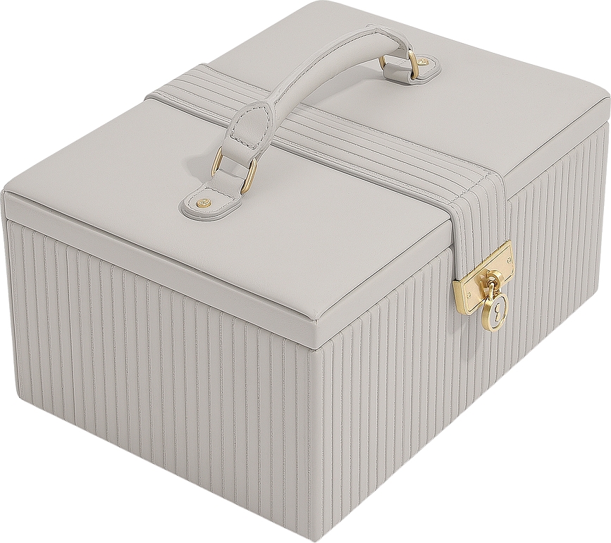 Joyero Stackers con asa, beige