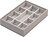 Joyero Stackers mini, 11 compartimentos, topo