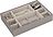 Joyero Supersize Stackers, 11 compartimentos, gris beige