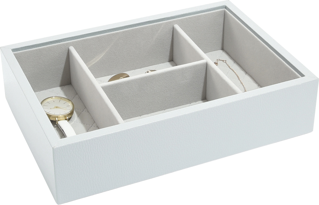 Loves Luxury Schmuckkästchen 4-Fächer himmelblau