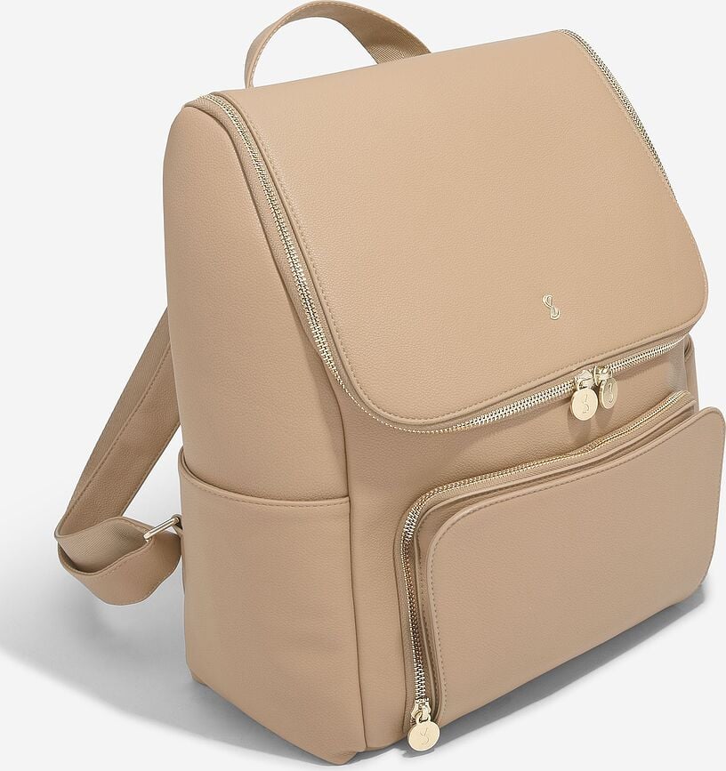 Mochila con cambiador Stackers, color camel