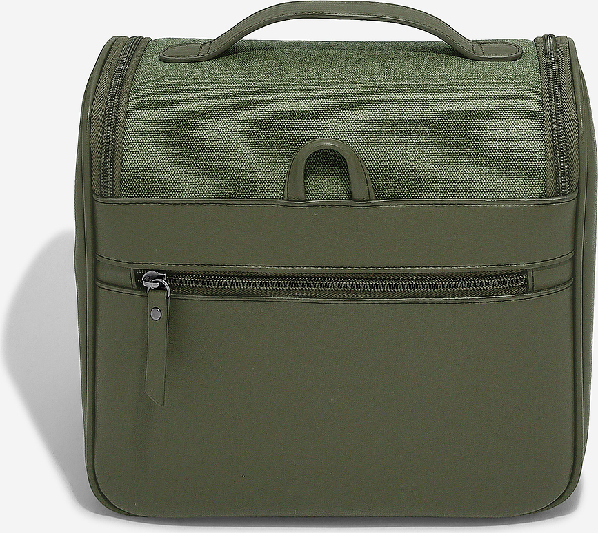 Neceser de viaje colgante de lona Stackers, azul