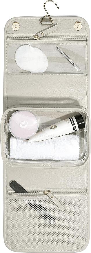 Neceser de viaje colgante Stackers Pebble, beige claro