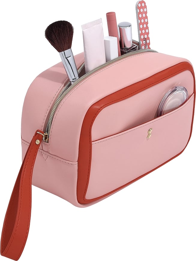 Neceser Stackers Heart, rosa y rojo