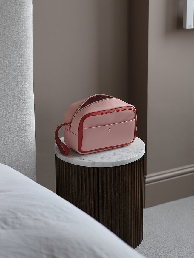 Neceser Stackers Heart, rosa y rojo