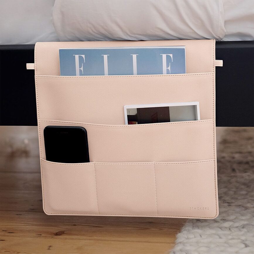 Organizador colgante para cama Stackers, talla S, rosa