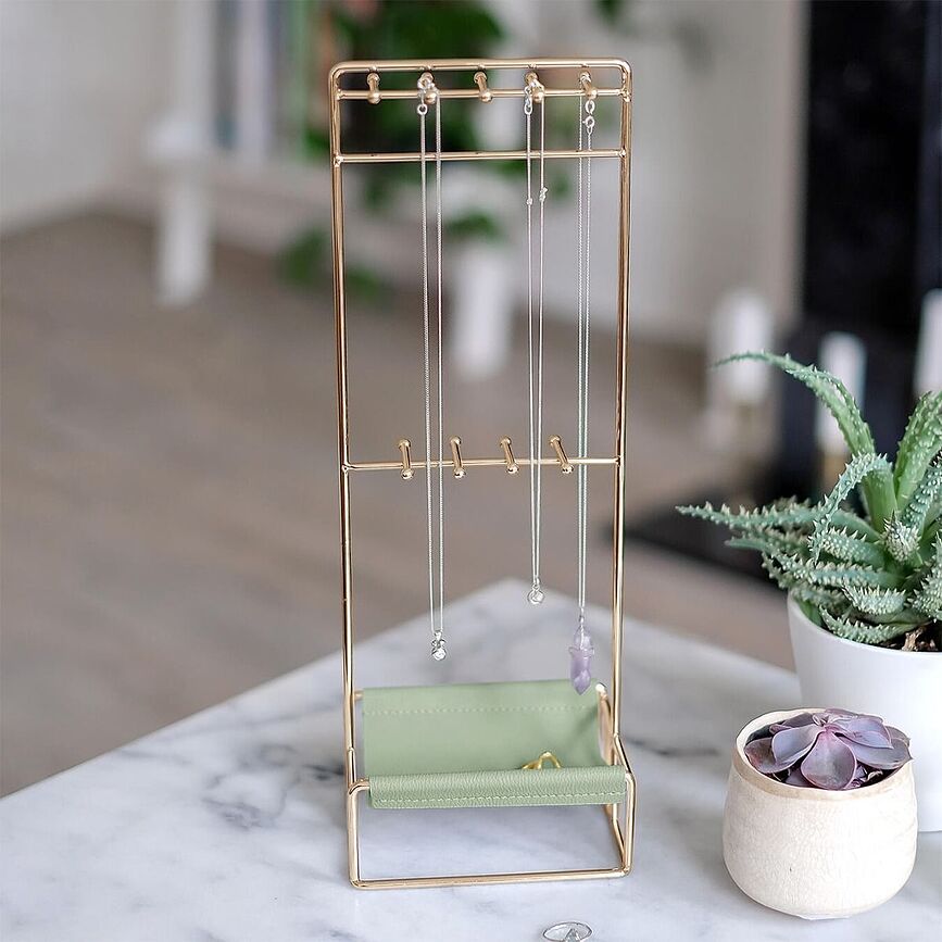 Soporte para joyas Stackers Scoop, oro rosa