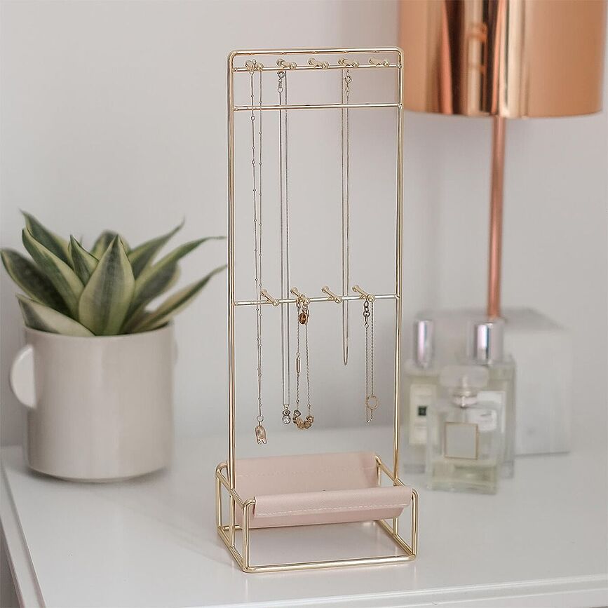 Soporte para joyas Stackers Scoop, oro rosa
