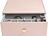 Organizer per cosmetici Stackers profondo supersize rosato con cassetto