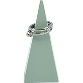 Pyramid Jewelry rack small green-blue