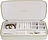 Scatola da viaggio per gioielli con spazio per collane Stackers beige chiara