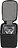 Scatola per orologi da viaggio Stackers Pebble monocamera nera