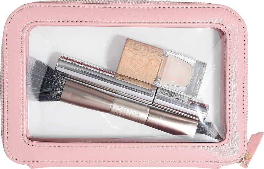 Neceser Stackers Heart con estuche para joyas, rojo y rosa, Set de 3 piezas