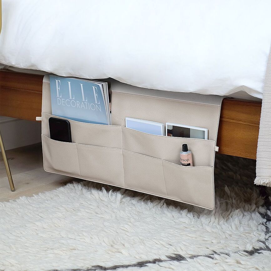 Stackers Bed storage pocket L light beige