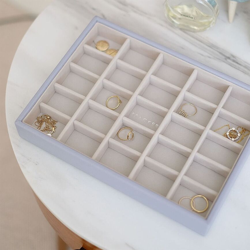 Stackers Boîte à Bijoux classique, à 25 compartiments, taupe