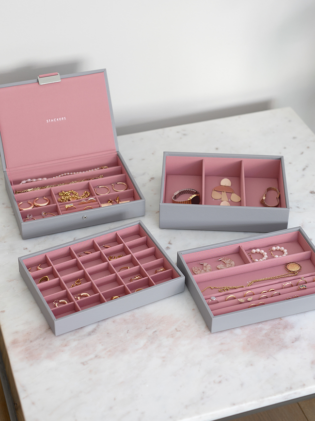 Stackers Boîte à bijoux Classic, 4 niveaux, taupe