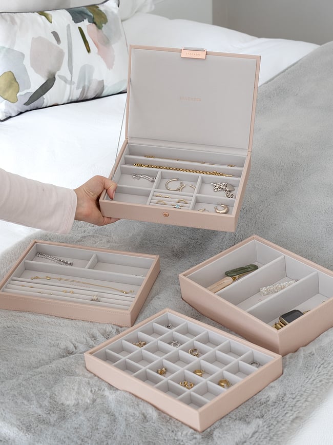 Stackers Boîte à bijoux Classic, 4 niveaux, taupe