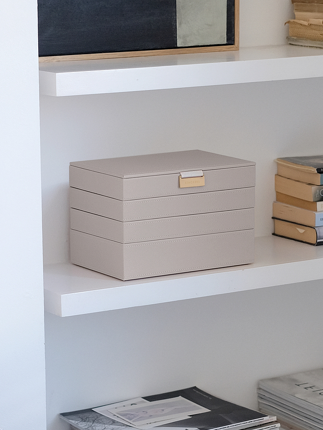 Stackers Boîte à bijoux Classic, 4 niveaux, taupe