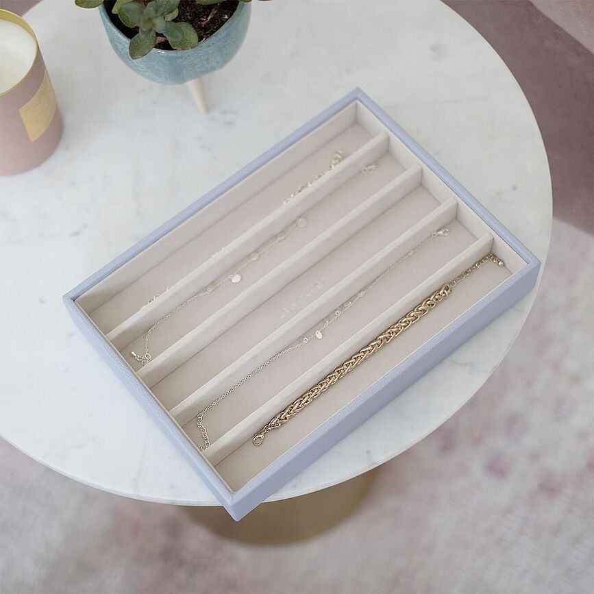 Stackers Boîte à bijoux avec 5 compartiments, Classic, velours, taupe
