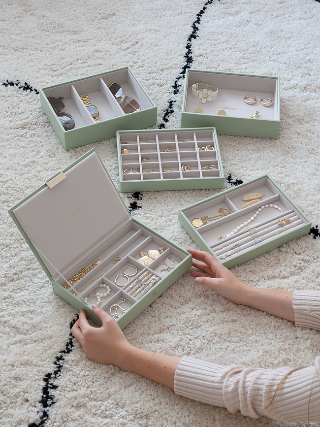Stackers Boîte à bijoux classic, taupe, Set 5 pièces