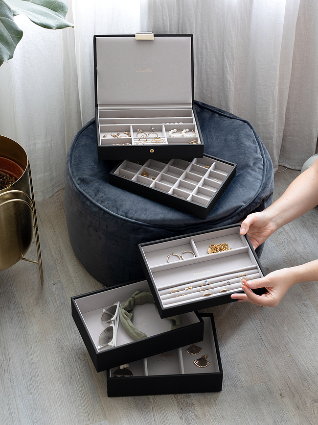 Stackers Boîte à bijoux classic, taupe, Set 5 pièces