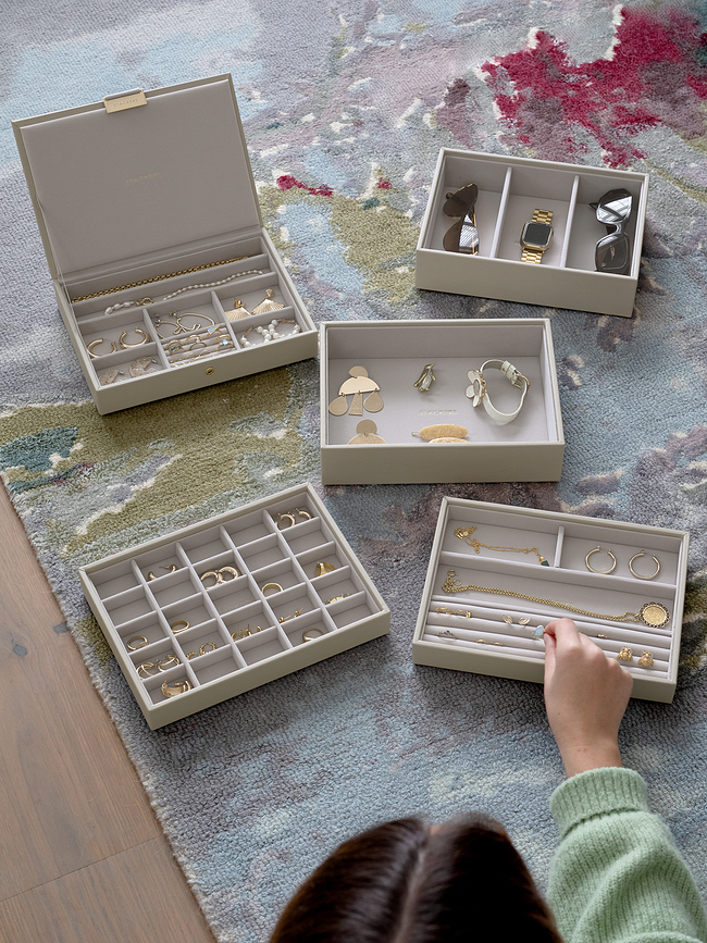 Stackers Boîte à bijoux classic, taupe, Set 5 pièces