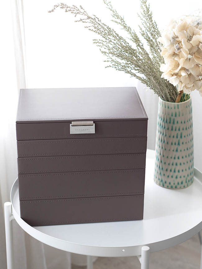 Stackers Boîte à bijoux classic, taupe, Set 5 pièces
