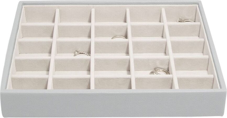 Stackers Boîte à Bijoux classique, à 25 compartiments, gris pierre